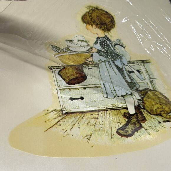 Holly Hobbie 3 Decals & 1 Decoupage Print American Greetings Paper Craft - Picture 9 of 10